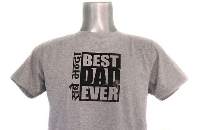 nepali father's day gifts t-shirt best dad ever