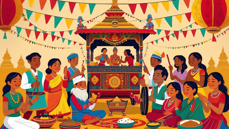 The Role of Festivals in Promoting Nepali Culture